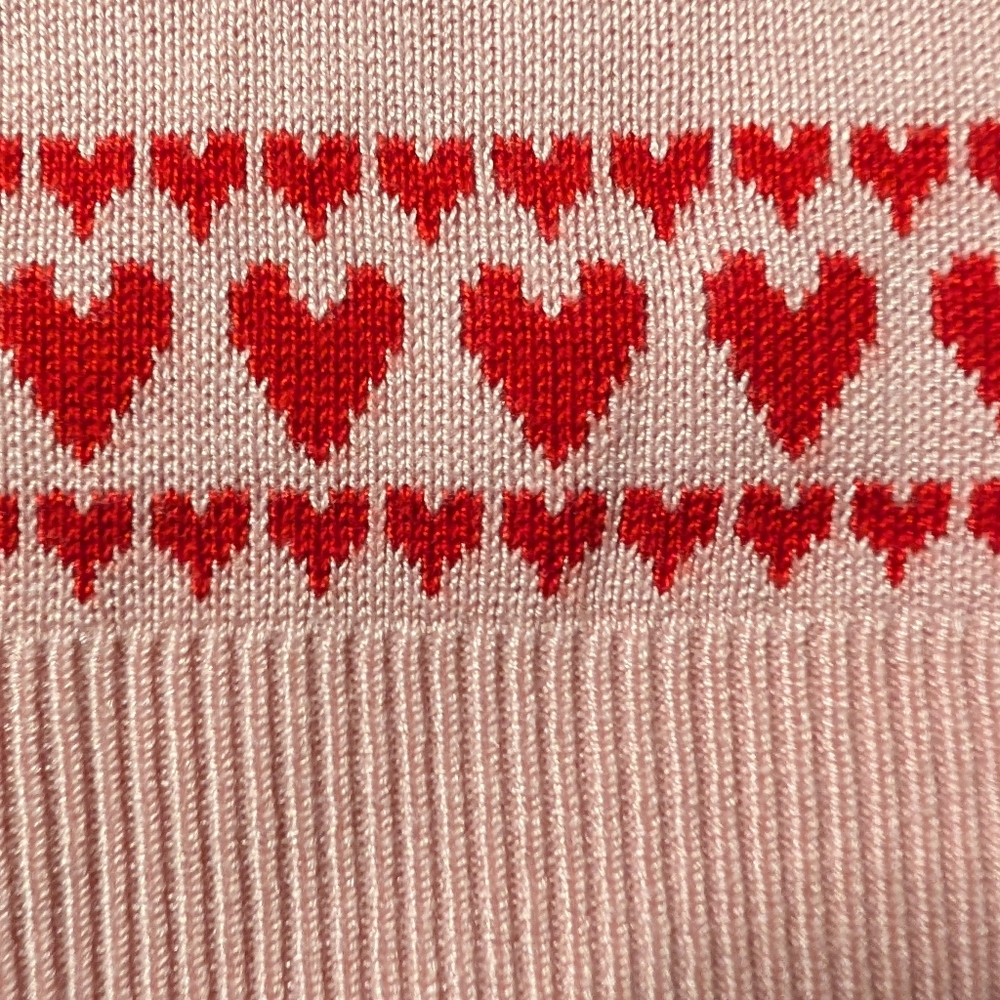 Pink Heart Sweater - Picture 7 of 8